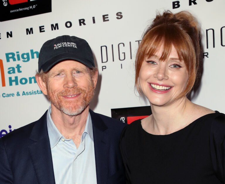 Ron Howard and his actress daughter Bryce Dallas Howard. Credit: David Livingston / Getty.