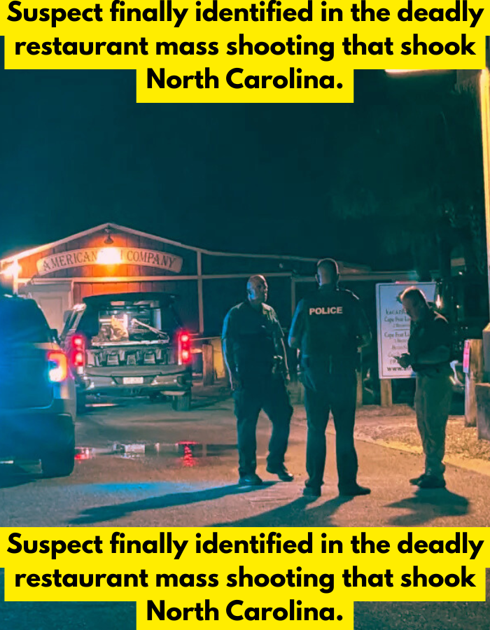 Suspect finally identified in the deadly restaurant mass shooting that shook North Carolina. Suspect finally identified in the deadly restaurant mass shooting that shook North Carolina.