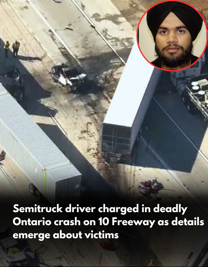 Semitruck driver charged in deadly Ontario crash on 10 Freeway as details emerge about victims Semitruck driver charged in deadly Ontario crash on 10 Freeway as details emerge about victims